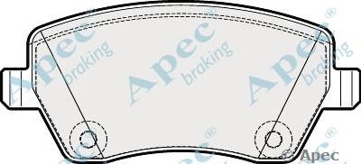 APEC BRAKING pad1983 -  Комплект тормозных колодок, дисковый тормоз